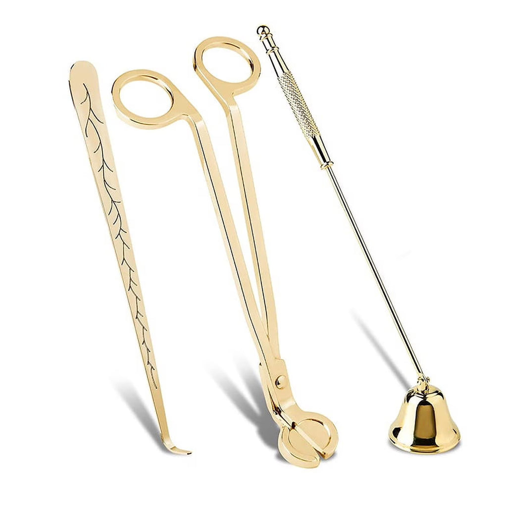 3 in 1 Candle Wick Trimmer, Candle Snuffer & Wick Dipper Tool Set