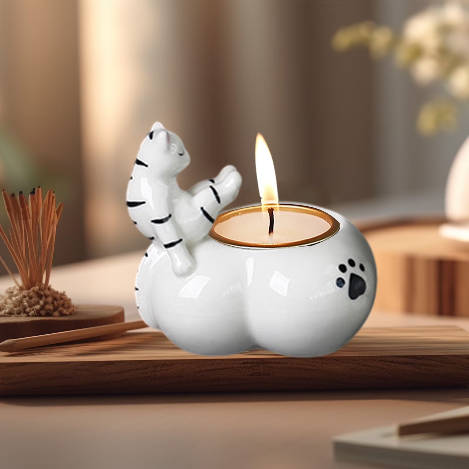 Aroma Candle Cup Ceramic Candle Holder