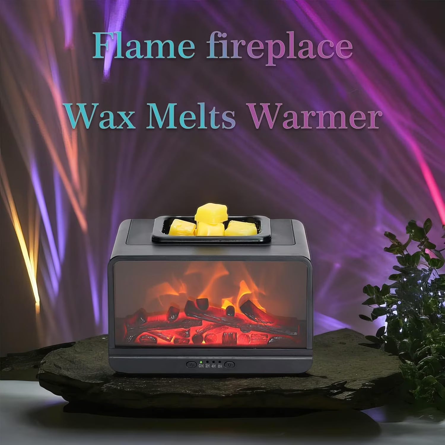 Leyoue Dynamic Flame Fireplace Electric Wax Melt Warmer