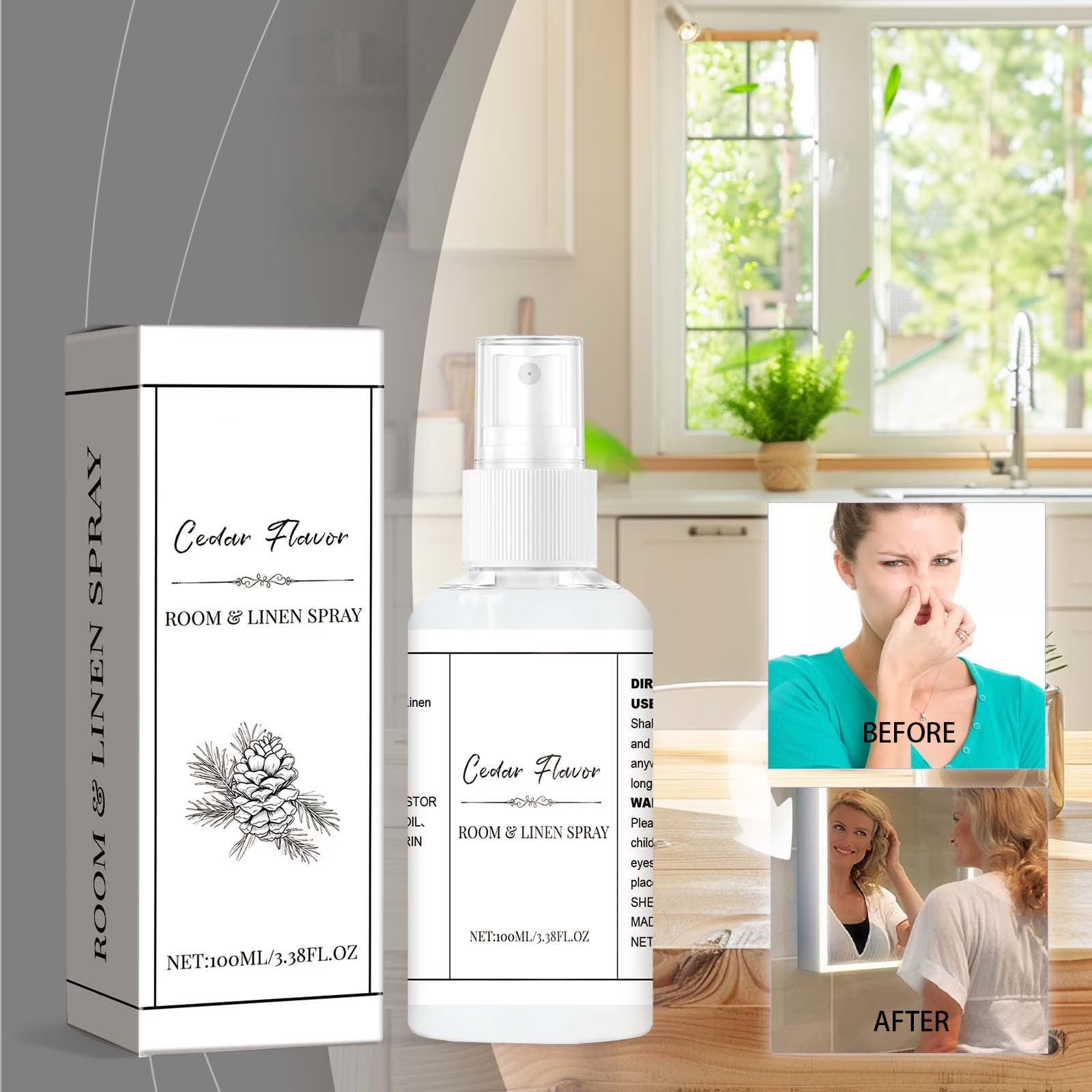 CASAFUN Cedar Room and Linen Spray – 100ml