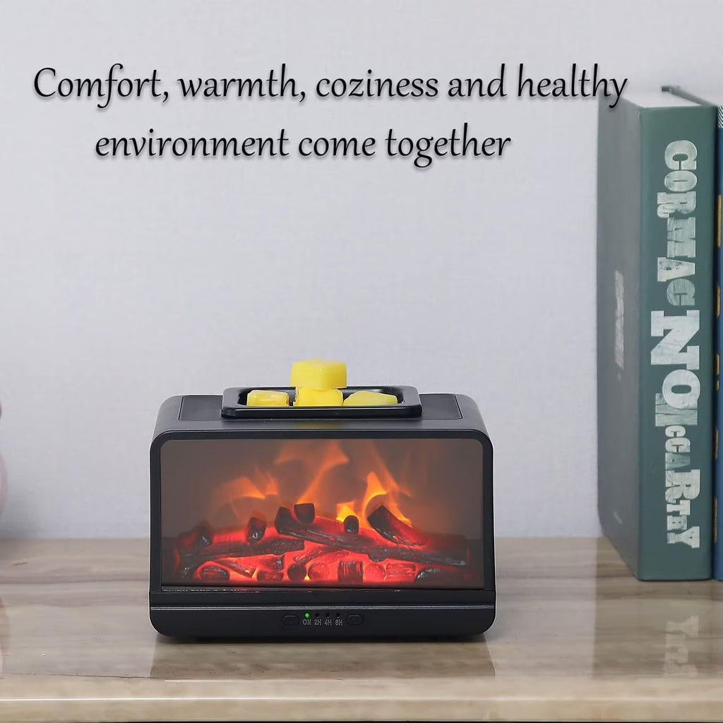 Leyoue Dynamic Flame Fireplace Electric Wax Melt Warmer